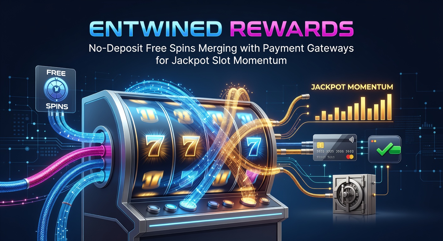 Illustration of interconnected slot reels, free spin icons, and digital payment streams converging toward a glowing jackpot symbol, representing the fusion of bonuses and funding for heightened wins