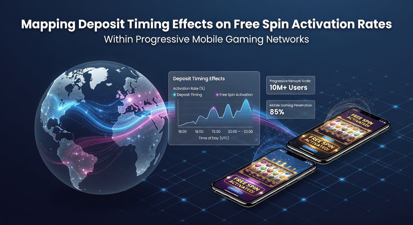 Network diagram showing deposit timing correlations with free spin activations in mobile progressive slots
